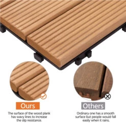 Easyfashion Pack Of 27 Wood Flooring Tiles Interlocking Wood Tiles For Patio Garden Deck Poolside -Floor Promotion Store e6d34ae9 9189 4e0a a0be 4f832364a304.f6901c62cf3ea99500aa7fe407d2da9a 1800x1800