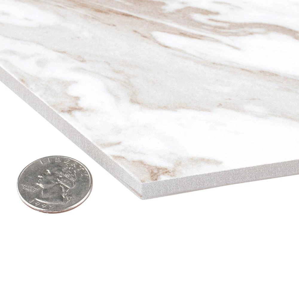 Merola Tile Eterno Carrara Hex 8-5/8 In. X 9-7/8 In. Porcelain Floor And Wall Tile (11.56 Sq. Ft. / Case) 6 Merola Tile Eterno Carrara Hex 8-5/8 In. X 9-7/8 In. Porcelain Floor And Wall Tile (11.56 Sq. Ft. / Case) - Image 6