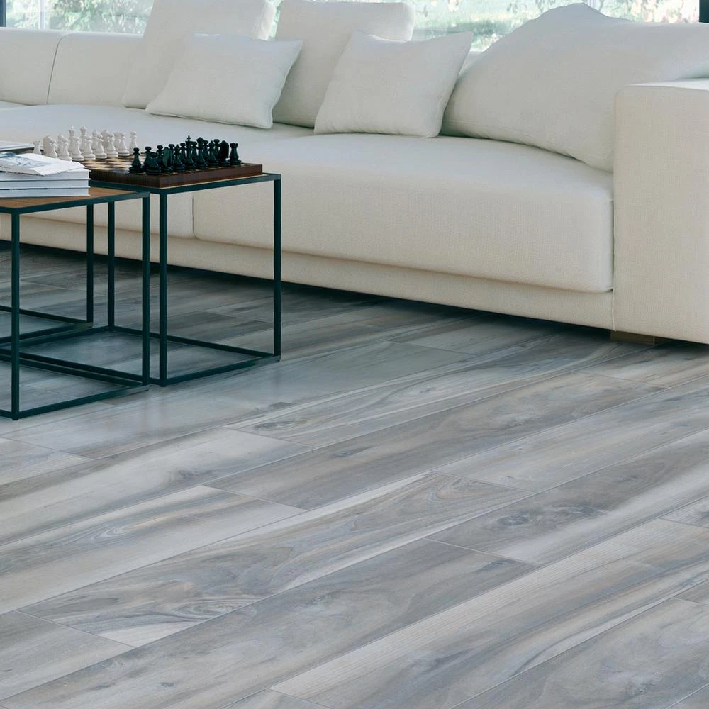Florida Tile Home Collection Outer Banks Blue 8 In. X 36 In. Matte Porcelain Floor And Wall Tile (367.2 Sq. Ft. / Pallet) 4 Florida Tile Home Collection Outer Banks Blue 8 In. X 36 In. Matte Porcelain Floor And Wall Tile (367.2 Sq. Ft. / Pallet) - Image 4