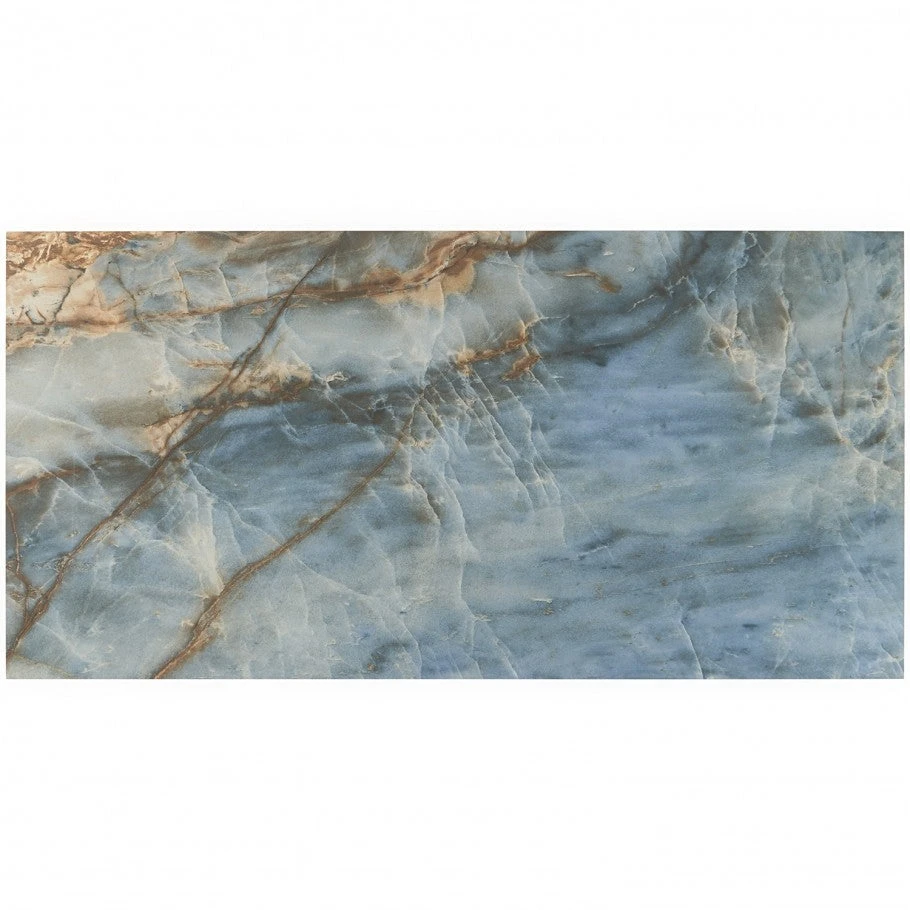 Vision Stone Blue 24x48 Polished Porcelain Tile Sample 1 Vision Stone Blue 24x48 Polished Porcelain Tile Sample