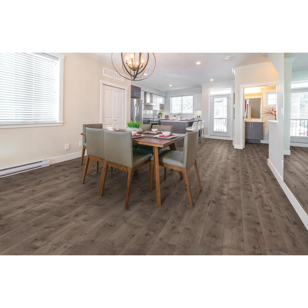 TrafficMASTER Anniston Oak 7 Mm Thick X 7-2/3 In. Wide X 50-5/8 In. Length Laminate Flooring (24.17 Sq. Ft. / Case) 2 TrafficMASTER Anniston Oak 7 Mm Thick X 7-2/3 In. Wide X 50-5/8 In. Length Laminate Flooring (24.17 Sq. Ft. / Case) - Image 2