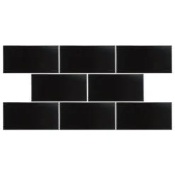 Merola Tile Projectos 7-3/4 In. X 3-7/8 In. Preto Matte Ceramic Subway Floor And Wall Subway Tile (11.46 Sq. Ft. / Case) 17 Merola Tile Projectos 7-3/4 In. X 3-7/8 In. Preto Matte Ceramic Subway Floor And Wall Subway Tile (11.46 Sq. Ft. / Case) -Floor Promotion Store f4b6dd38a646a1c8c7b5bb255be93376 1800x1800