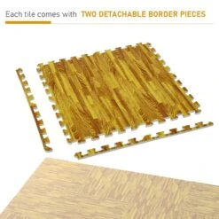 HOMCOM Soozier 18 Piece 24" X 24" High-Density Anti-Slip Water Resistant Interlocking Foam Floor Tile Mats 72Sqft -Floor Promotion Store f6620997 6e5c 4345 a58f 77570ae9d751.1bbc6c7055bfc611f67d4caa0a1ce7a1 1800x1800