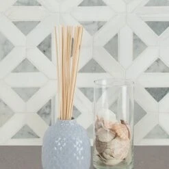 MSI Geometrica 12 In. X 12 In. X 10mm Bianco Dolomite Polished Marble Mesh-Mounted Mosaic Tile (10 Sq. Ft. / Case) 13 MSI Geometrica 12 In. X 12 In. X 10mm Bianco Dolomite Polished Marble Mesh-Mounted Mosaic Tile (10 Sq. Ft. / Case) -Floor Promotion Store f6ebd3fef522a7f7b1b652e32de0312f 1800x1800