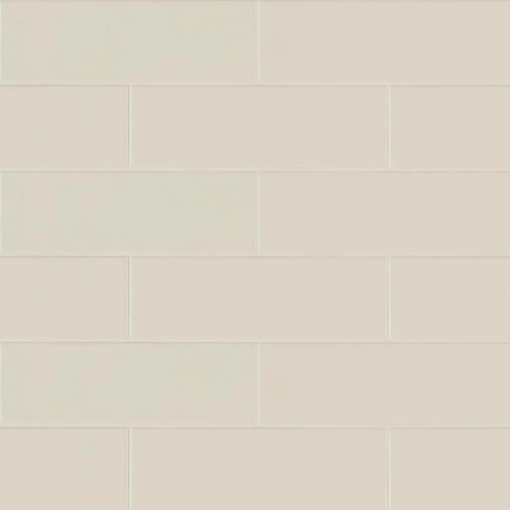 MSI Citylights Pure 3D Mix 12 In. X 4 In. Glossy Ceramic White Textured Subway Tile (9.9 Sq. Ft. / Case) 15 MSI Citylights Pure 3D Mix 12 In. X 4 In. Glossy Ceramic White Textured Subway Tile (9.9 Sq. Ft. / Case) - Image 15