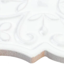Bond Tile Roma Florid White 6.25 In. X 7.25 In. Ceramic Arabesque Wall Tile (30 Pieces 4.84 Sq. Ft. / Box) -Floor Promotion Store f9310e1c 1a84 48ad 9ae7 9447d55e40ca.9fca5e4c8194e2fb5531b1df604ec7de 1800x1800