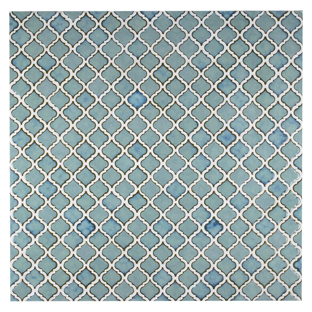 Merola Tile Hudson Tangier Marine 12 In. X 12 In. Porcelain Mosaic Tile (10.96 Sq. Ft. / Case) 4 Merola Tile Hudson Tangier Marine 12 In. X 12 In. Porcelain Mosaic Tile (10.96 Sq. Ft. / Case) - Image 4