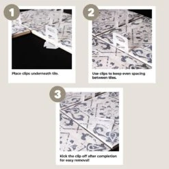 Juvale 400 Pack Tile Leveling Clips Reusable Plastic Leveling Spacer Clips (White, 1/32 Inch) -Floor Promotion Store fb71554b 6278 4285 8af6 204efb143d9f.9c698be4182b23eaba61d4f817d48d82 1800x1800