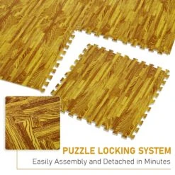 HOMCOM Soozier 18 Piece 24" X 24" High-Density Anti-Slip Water Resistant Interlocking Foam Floor Tile Mats 72Sqft -Floor Promotion Store fbb65bd0 8746 453c b764 8d3ad6772296.3c9a82bfcaeb22d3e3e55b81d45d5072 1800x1800