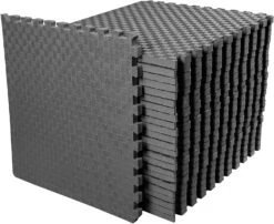 BalanceFrom 1" Extra Thick Puzzle Exercise Mat With EVA Foam Interlocking Tiles For MMA